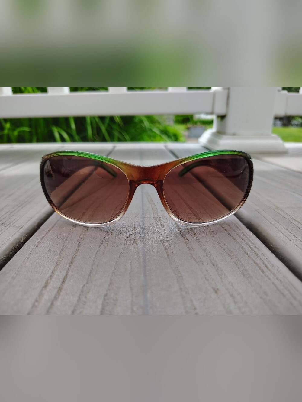Brown Gradient Women's Sunglasses